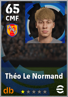 Théo Le Normand — CMF, OVR 65, MAX 65
