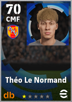 Théo Le Normand — CMF, OVR 70, MAX 70
