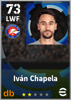 Iván Chapela — LWF, OVR 73, MAX 73