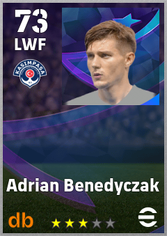 Adrian Benedyczak eFootball player card