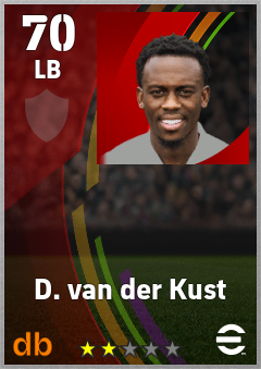 D. van der Kust eFootball player card