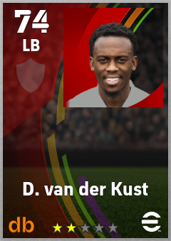 D. van der Kust eFootball player card