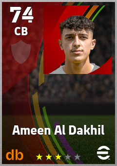 Ameen Al Dakhil eFootball player card