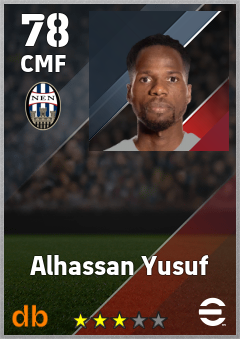 Alhassan Yusuf — CMF, OVR 78, MAX 78