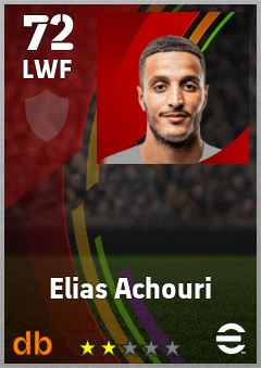 Elias Achouri eFootball player card