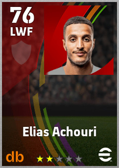 Elias Achouri eFootball player card