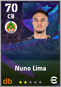 Nuno Lima eFootball player card