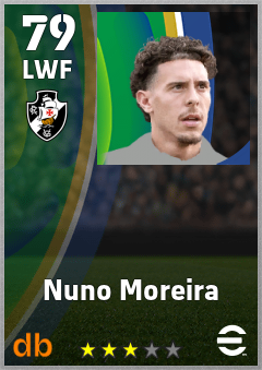Nuno Moreira — LWF, OVR 79, MAX 79