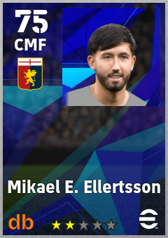 Mikael E. Ellertsson — CMF, OVR 75, MAX 75