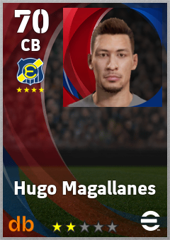Hugo Magallanes — CB, OVR 70, MAX 70