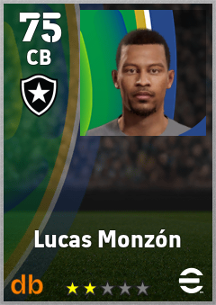 Lucas Monzón — CB, OVR 75, MAX 75