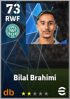 Bilal Brahimi — RWF, OVR 73, MAX 73