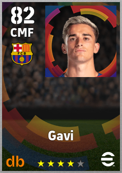 Gavi — CMF, OVR 82, MAX 91