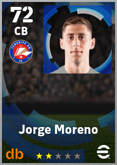 Jorge Moreno eFootball player card