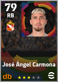 José Ángel Carmona — RB, OVR 79, MAX 79