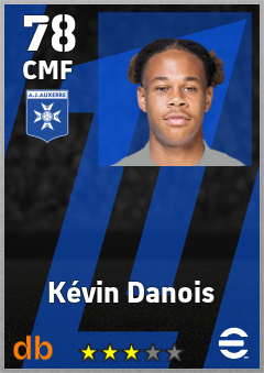 Kévin Danois — CMF, OVR 78, MAX 78