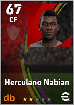 Herculano Nabian eFootball player card