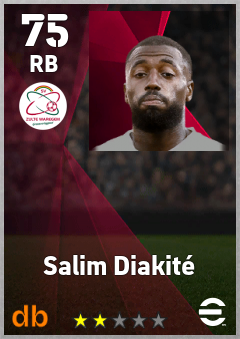 Salim Diakité — RB, OVR 75, MAX 75