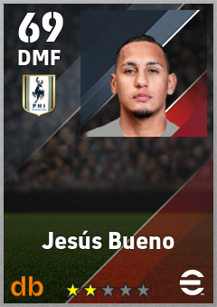 Jesús Bueno — DMF, OVR 69, MAX 69