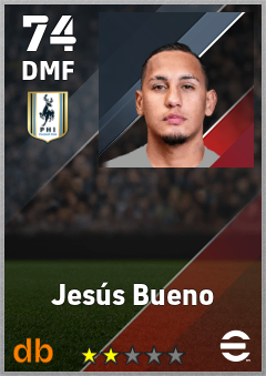 Jesús Bueno — DMF, OVR 74, MAX 74
