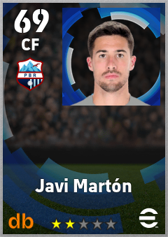Javi Martón — CF, OVR 69, MAX 69