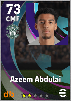 Azeem Abdulai — CMF, OVR 73, MAX 73