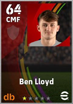 Ben Lloyd — CMF, OVR 64, MAX 64