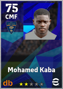 Mohamed Kaba eFootball player card
