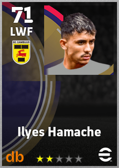 Ilyes Hamache — LWF, OVR 71, MAX 71