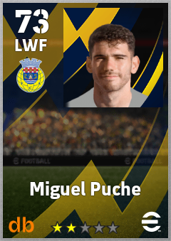 Miguel Puche — LWF, OVR 73, MAX 73