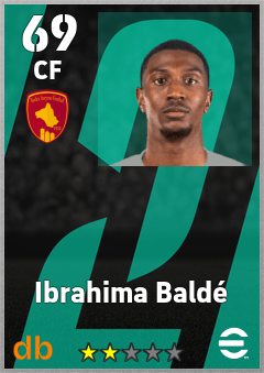 Ibrahima Baldé — CF, OVR 69, MAX 69