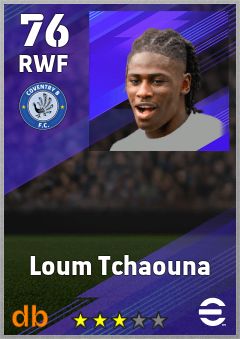 Loum Tchaouna — RWF, OVR 76, MAX 76