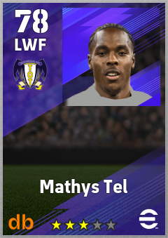 Mathys Tel eFootball player card