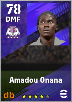 Amadou Onana eFootball player card
