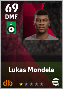 Lukas Mondele eFootball player card