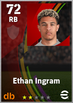 Ethan Ingram — RB, OVR 72, MAX 72
