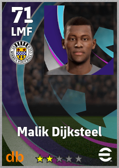 Malik Dijksteel — LMF, OVR 71, MAX 71
