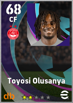 Toyosi Olusanya — CF, OVR 68, MAX 68