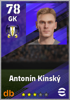 Antonín Kinský — GK, OVR 78, MAX 78