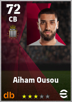 Aiham Ousou — CB, OVR 72, MAX 72