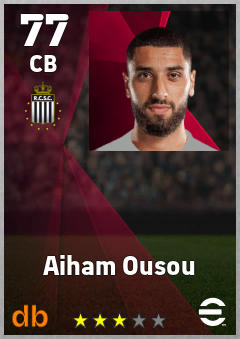 Aiham Ousou — CB, OVR 77, MAX 77