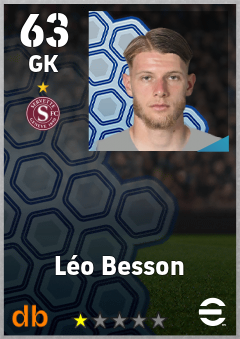 Léo Besson — GK, OVR 63, MAX 63