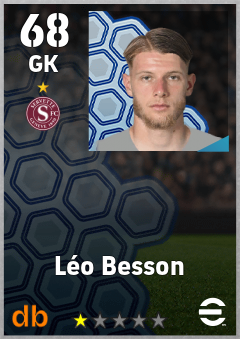 Léo Besson — GK, OVR 68, MAX 68