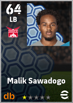 Malik Sawadogo — LB, OVR 64, MAX 64
