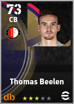 Thomas Beelen eFootball player card