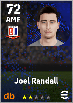 Joel Randall — AMF, OVR 72, MAX 72