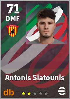 Antonis Siatounis — DMF, OVR 71, MAX 71