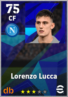 Lorenzo Lucca eFootball player card