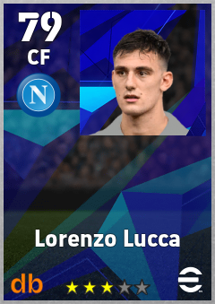 Lorenzo Lucca eFootball player card
