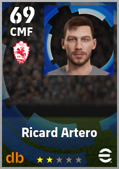 Ricard Artero — CMF, OVR 69, MAX 69